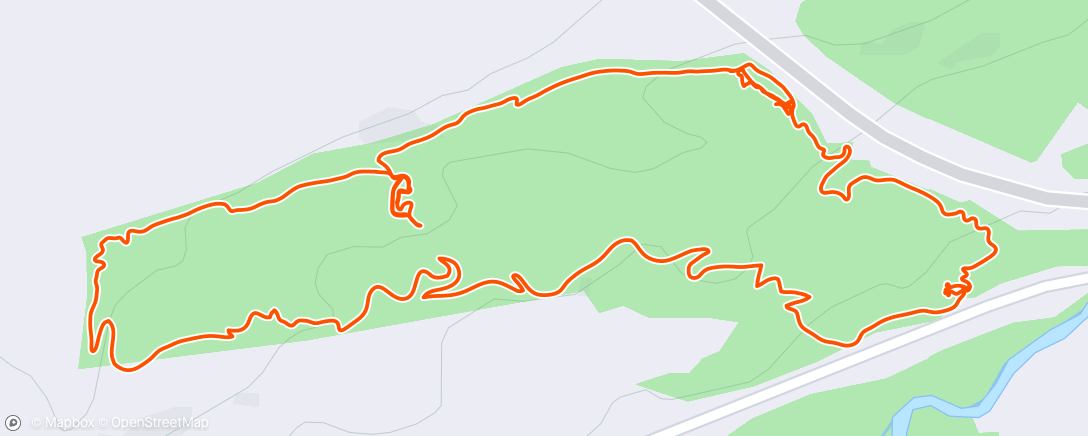 Map of the activity, Trail Planning at the Squirrel Hills Trail Park