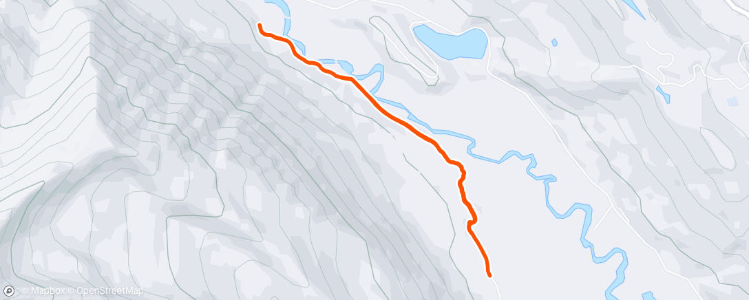 Map of the activity, Morning Run