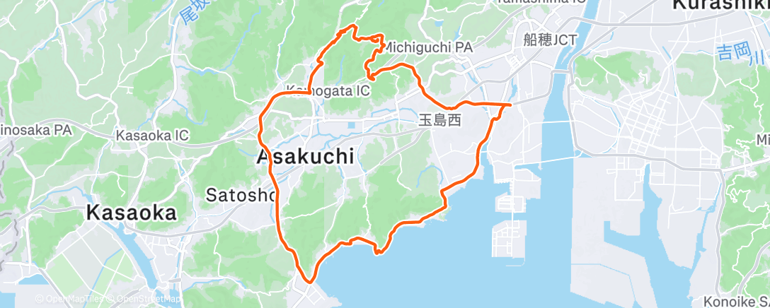 Map of the activity, 走り納め