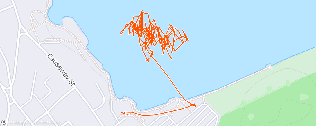 Map of the activity, Portrush East Strand kayak Surf