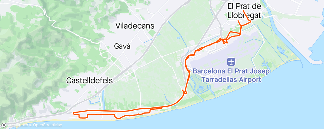 Карта физической активности (Bicicleta por la mañana)
