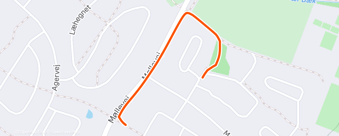 Map of the activity, Morning Walk 🐶🐾