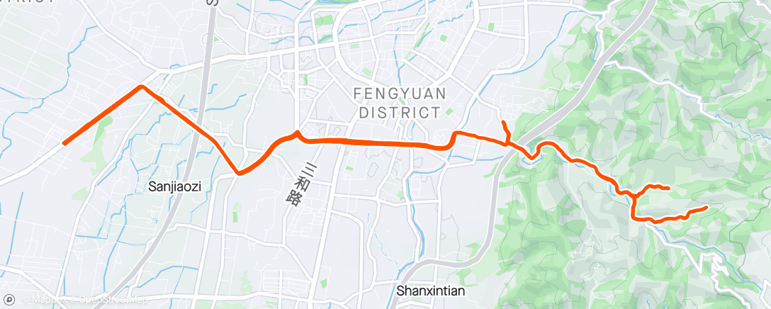 Kaart van de activiteit “晨間騎車”