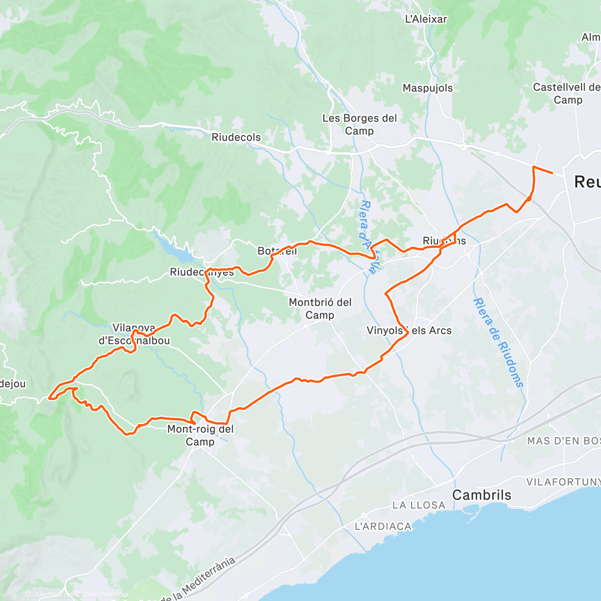 Map of the activity, Dani,Joan i Karlus