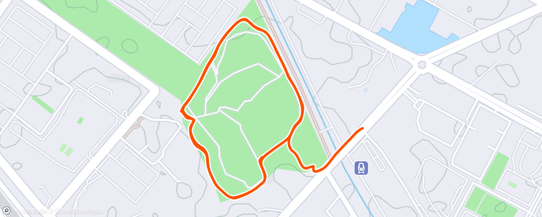 Map of the activity, Nike Run Club: Sunday Morning Run