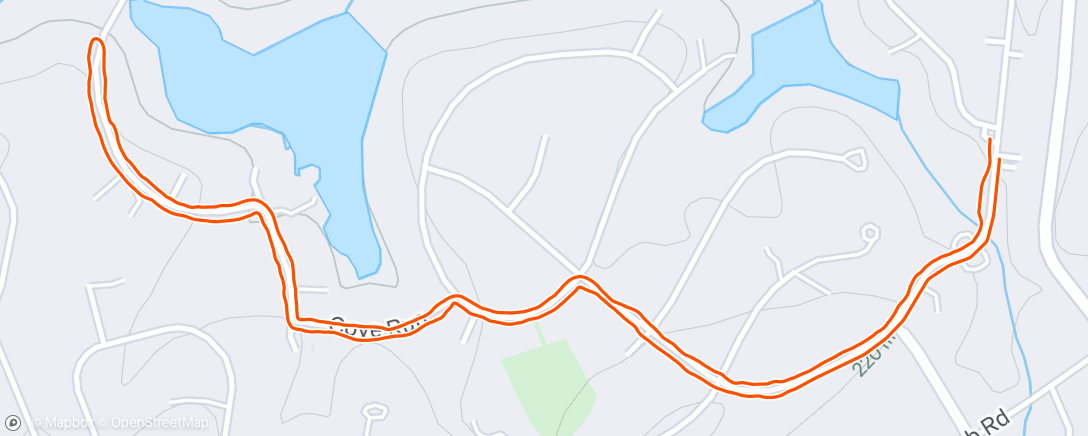 Map of the activity, Lunch Walk