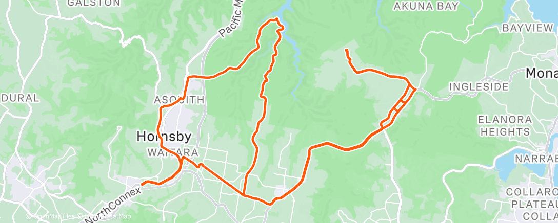 Map of the activity, Hot Le Rêve