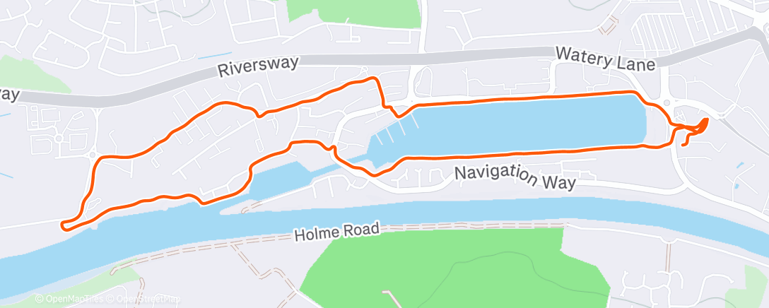 Карта физической активности (Run Streak Day 11 - Pre Work Docks 5km)