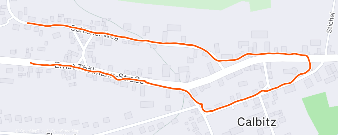 Карта физической активности (Spaziergang am Nachmittag)