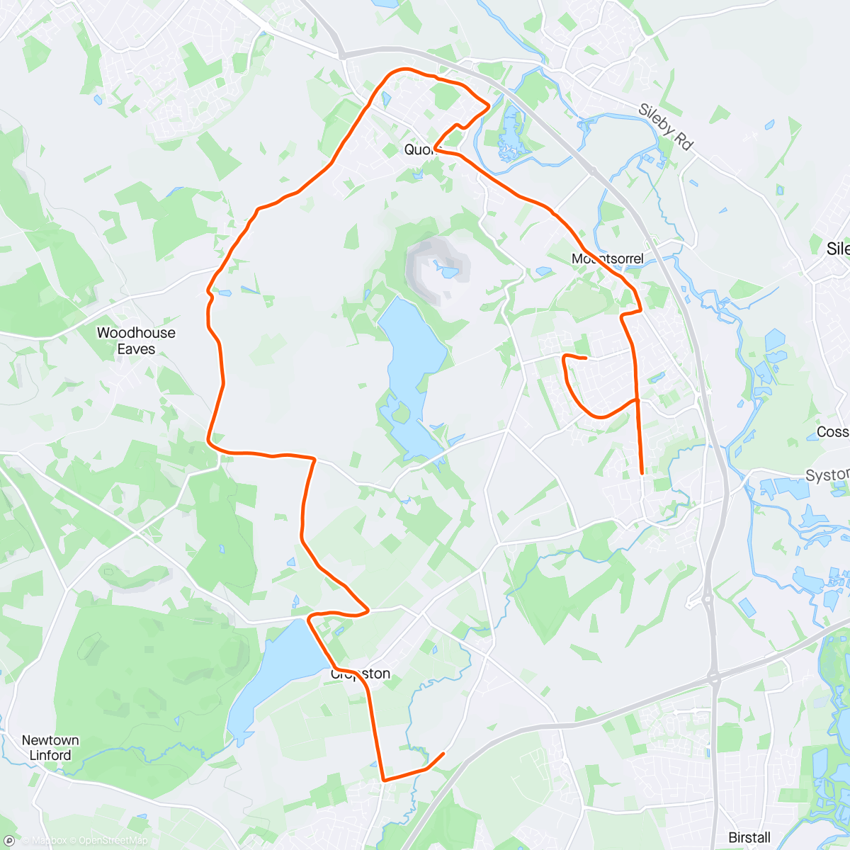 Map of the activity, Nice ride this morning