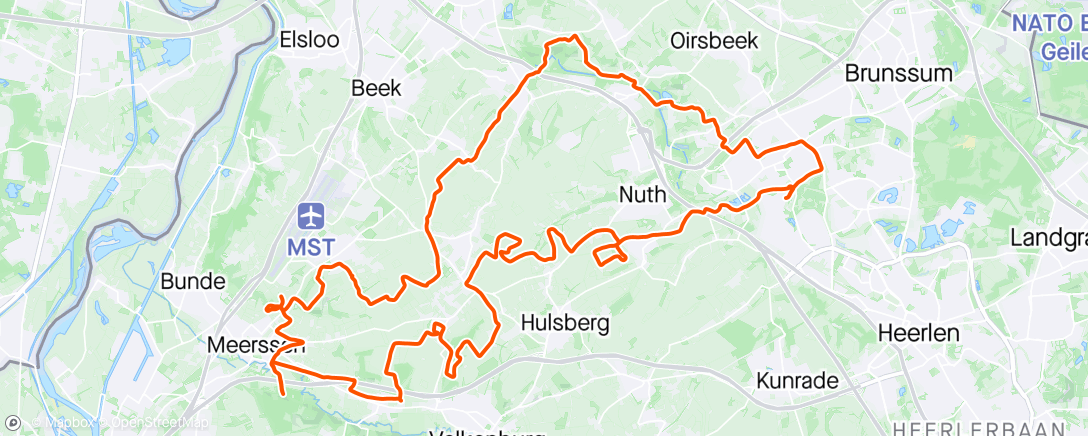 Map of the activity, Mooie rit mtb