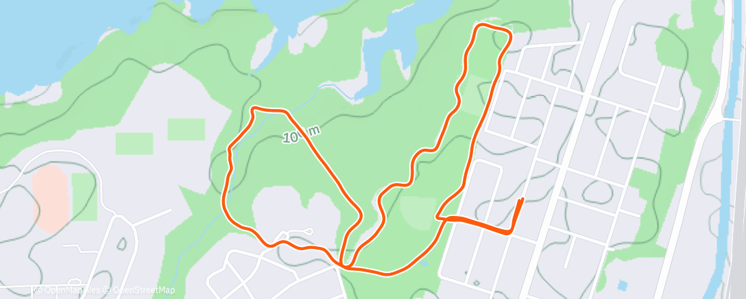 Map of the activity, Snow run