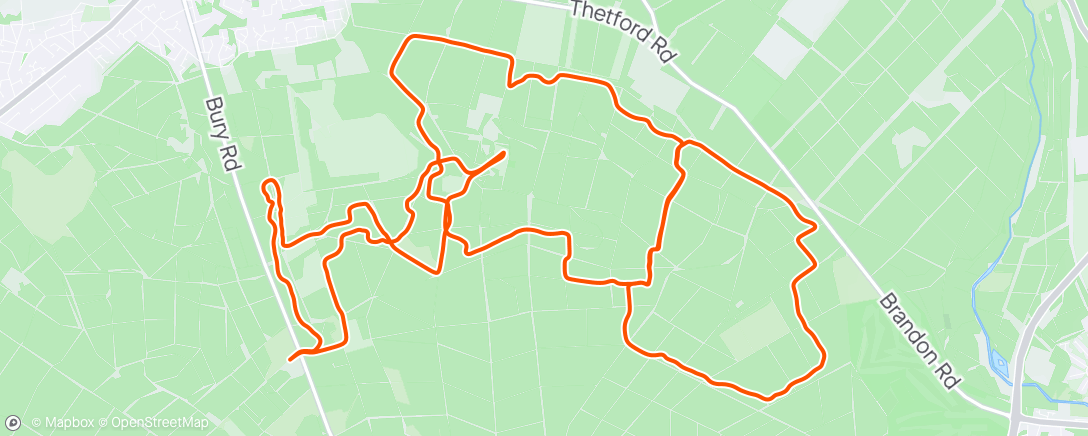 Map of the activity, Morning Ride with Ged