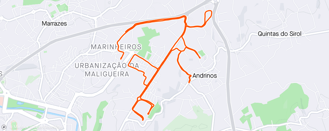 Map of the activity, 36a corrida de 2024 - mais 12km de rodagem