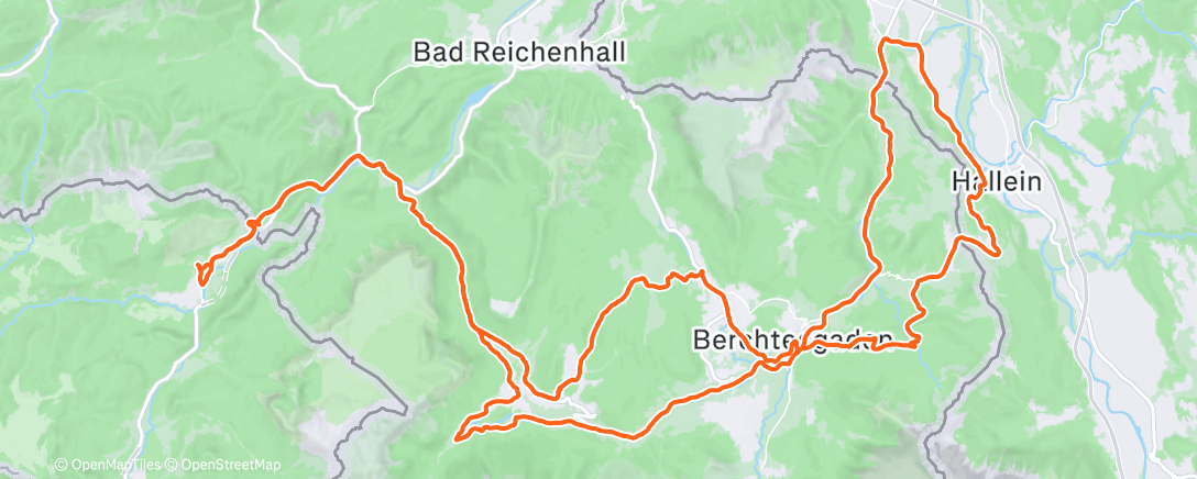 Map of the activity, Fahrt am Morgen