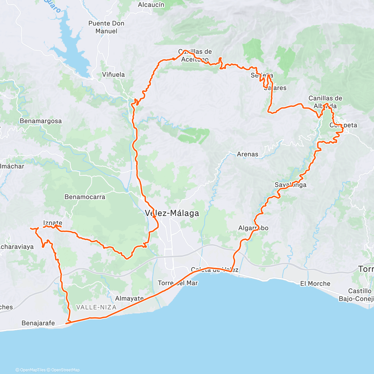 Map of the activity, Maroma mia!