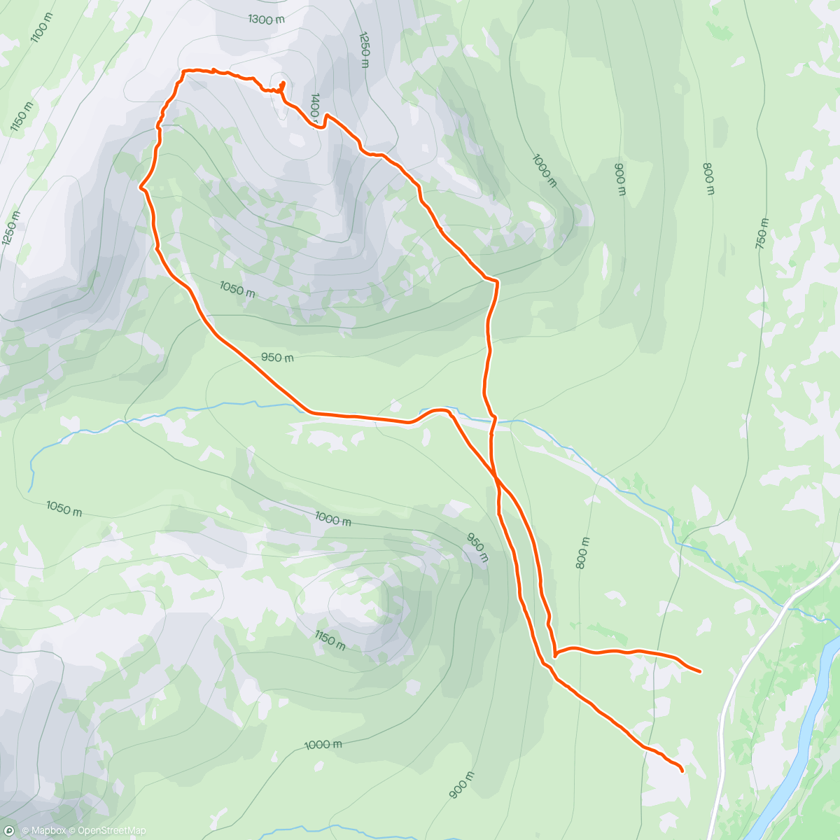 Map of the activity, Storsnasen☀️🤩