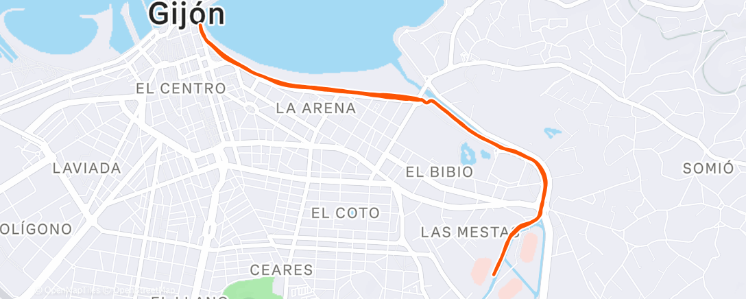 Map of the activity, 30’