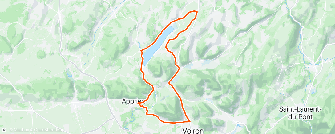 Map of the activity, Morgen Alpes Grevisaudan Classic 🧗🏼‍♀️
