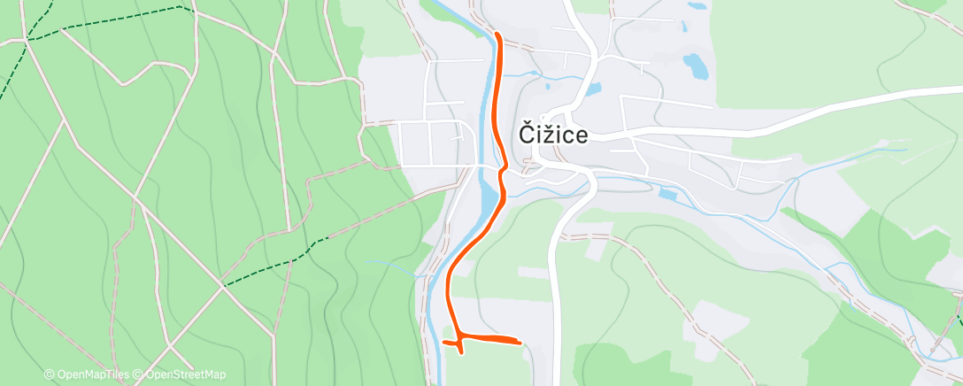 Карта физической активности (Afternoon Walk)