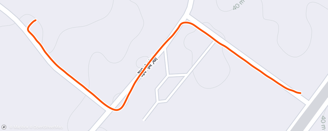アクティビティ「晨间跑步」の地図