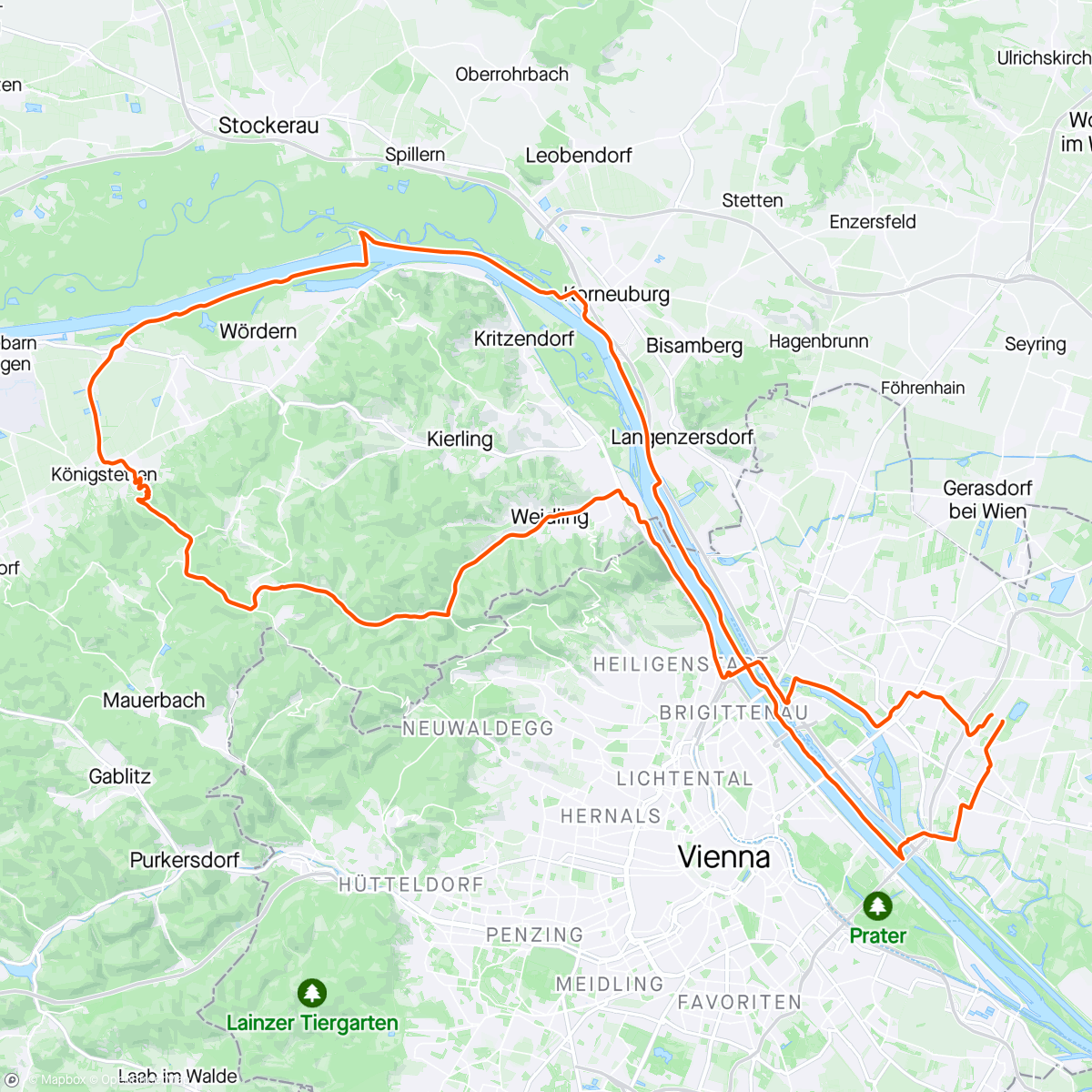 アクティビティ「Dopplerhütte mit Markus 💨🌞💨」の地図