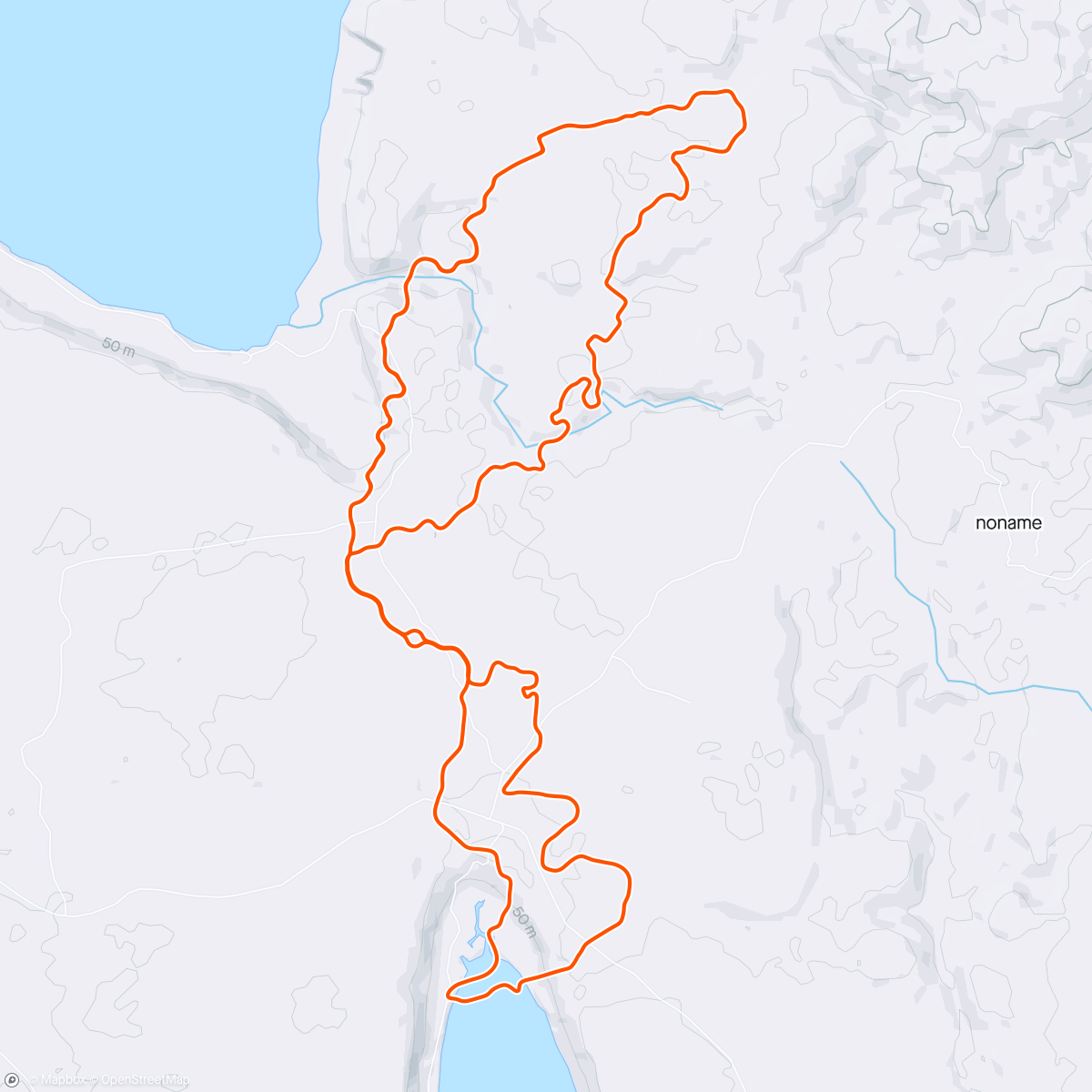 Map of the activity, Zwift - TTT: WTRL Team Time Trial - Zone 16 (LATTE) on Wandering Flats in Makuri Islands