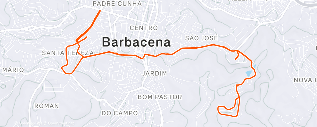 Mappa dell'attività 15k - 300-400m+