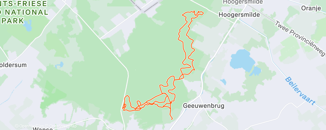 Map of the activity, 🔜 Drenthe 200 - Tomorrow 06:15 #75