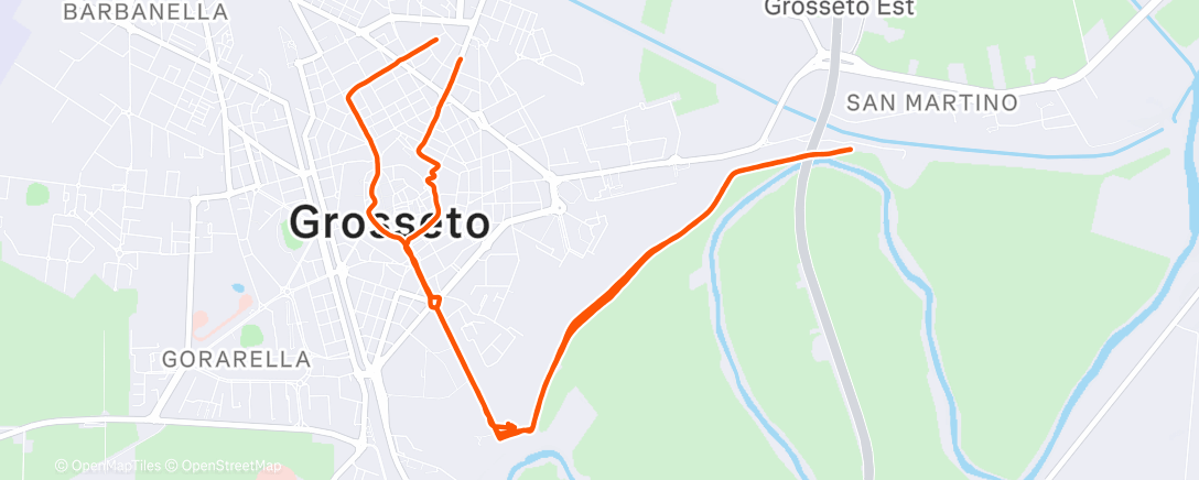 Map of the activity, Corsetta post Natale! ⚡🎅🏼