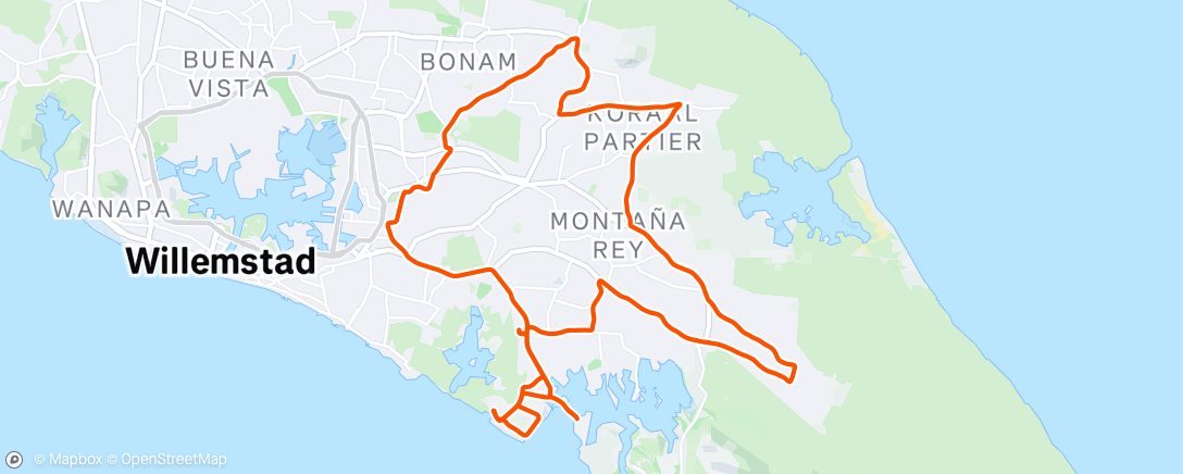 Map of the activity, Afternoon Ride