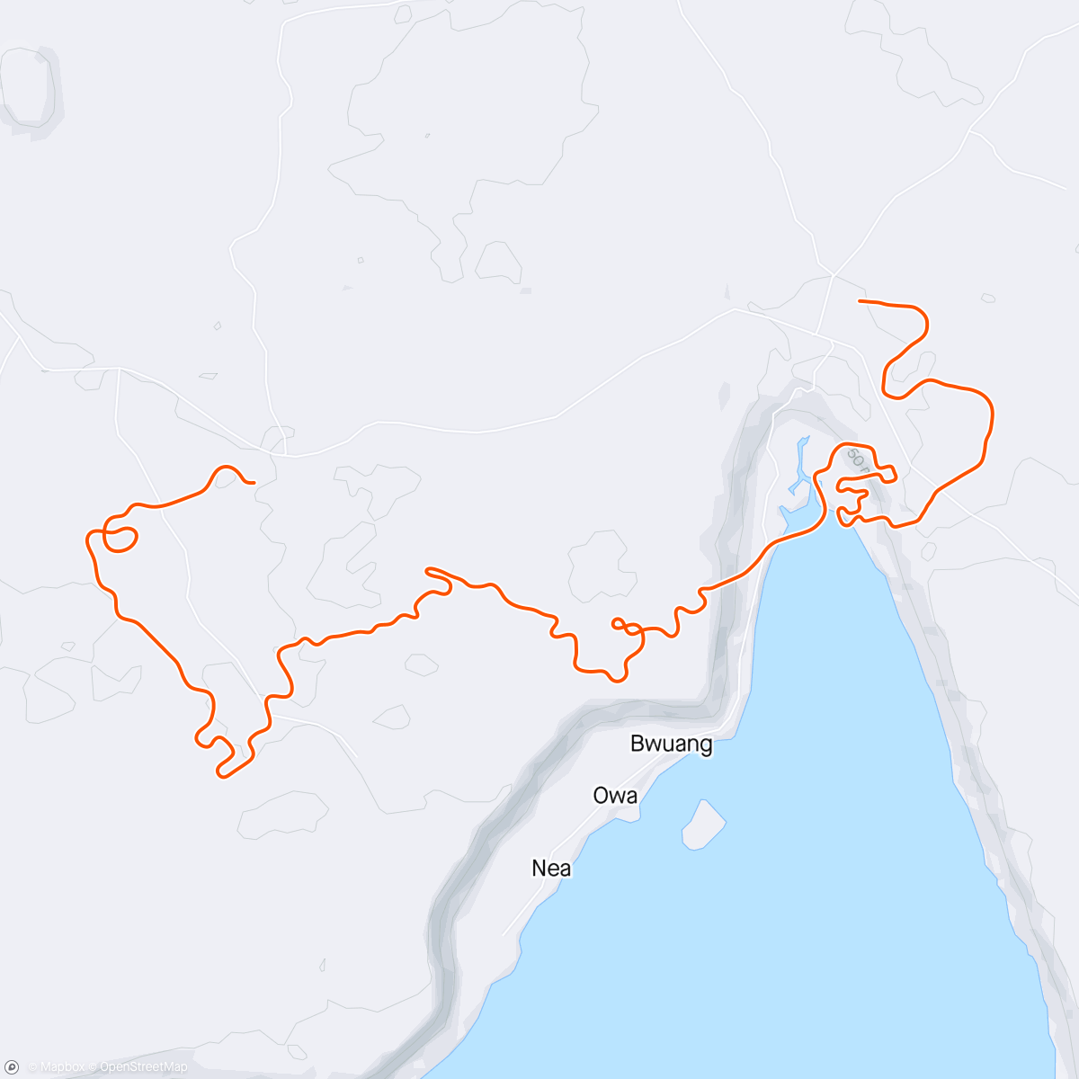 Mapa da atividade, Zwift - Pacer Group Ride: Easy recovery spin