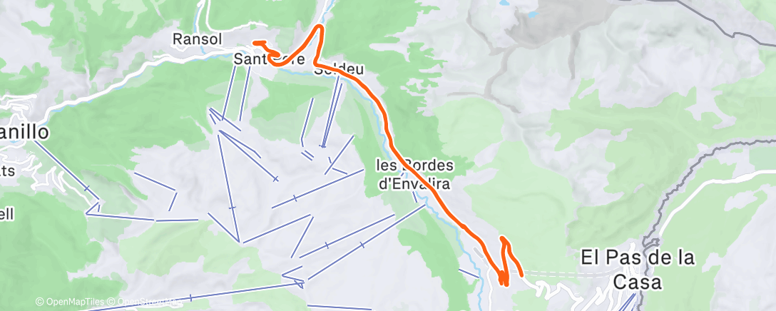 Map of the activity, 🇦🇩 Pre-Après-Ski