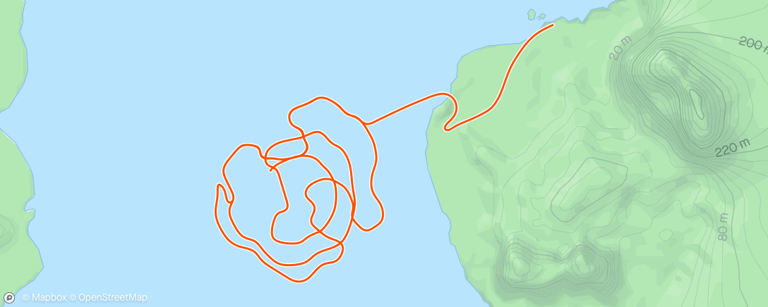 Mapa da atividade, Zwift - Group Ride: Short | Stage 1 | Tour of Watopia Ride on Whole Lotta Lava in Watopia