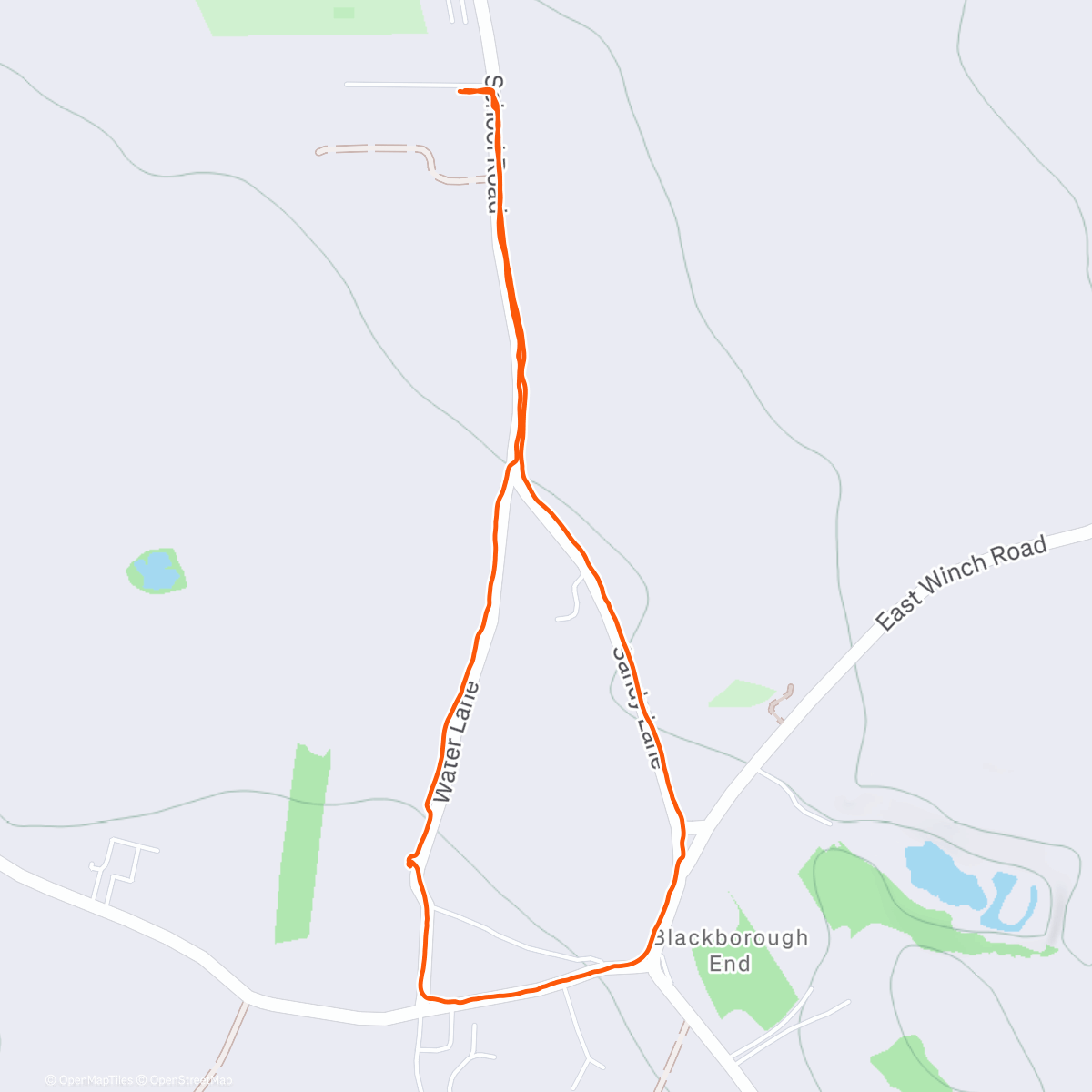 Map of the activity, Triangle classic