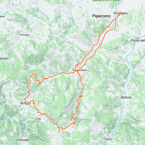 Lagobisione (da Centomerli), Angìlon, Sella dei Generali | 83.7 km Road ...