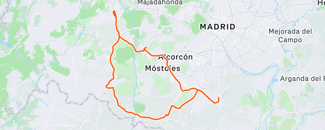 Map of the activity, No estoy seguro de que sea la mejor manera de frenar el resfriado…🤧😅.