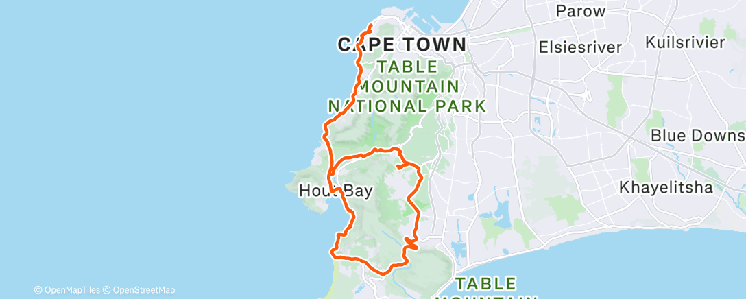 Map of the activity, White Horses