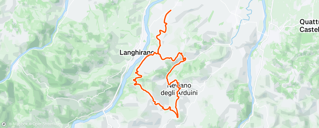 Map of the activity, Mulazzano, La Pila, Crocione, Case Trombi