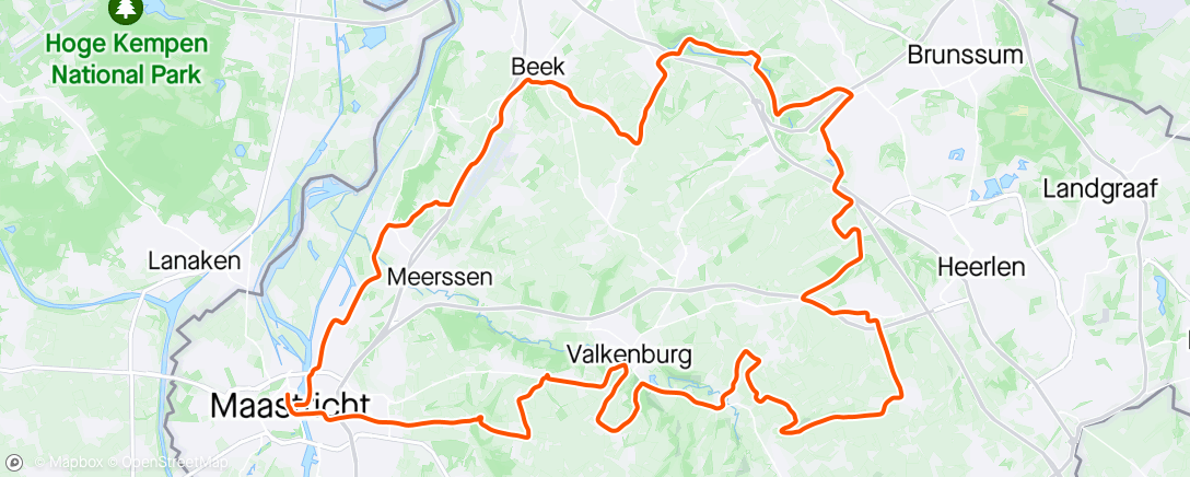Map of the activity, Maastricht | RYZON Spring Classics Tour 2024