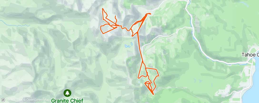Map of the activity, Snow 16