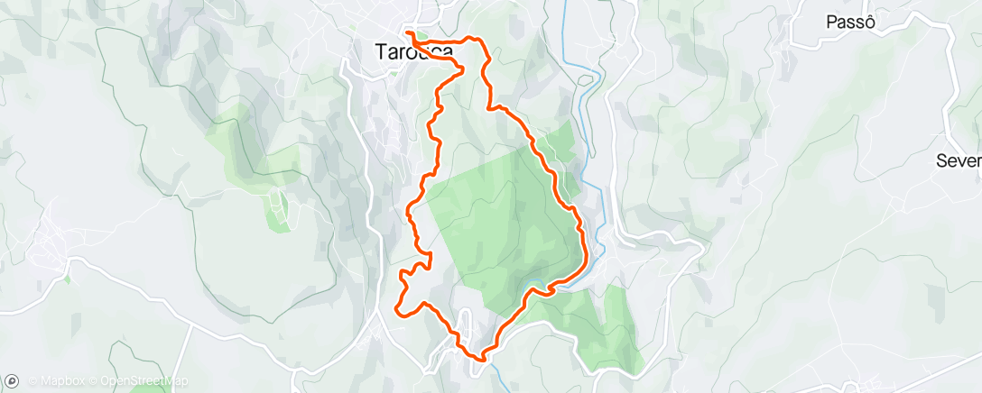 Mapa da atividade, 4 Trail Vale Varosa