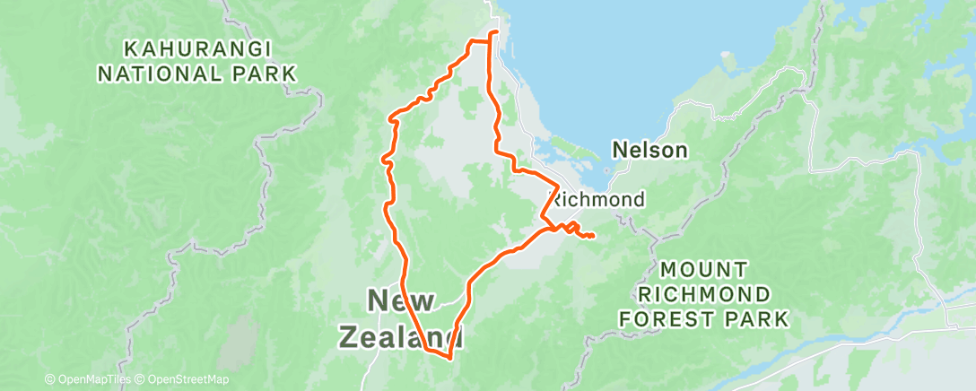 Mapa de la actividad (Morning Ride)