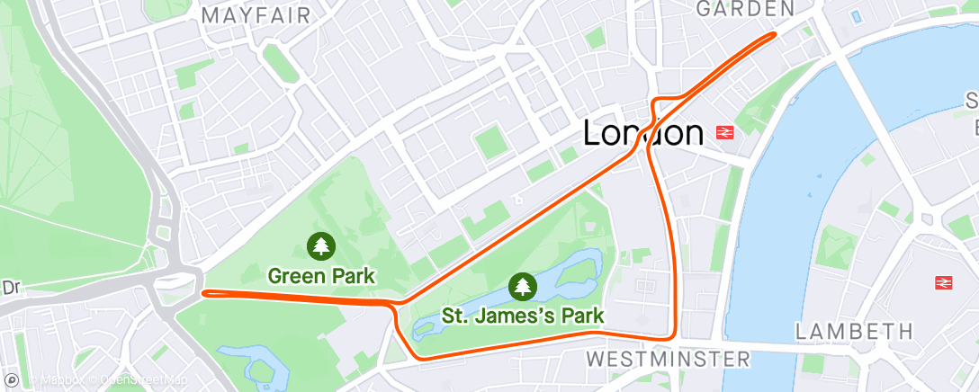Map of the activity, Zwift - 4x8:3 Zwift in London