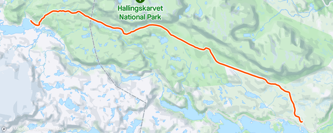 Map of the activity, Skarverennet 2024 - Expediton edition
