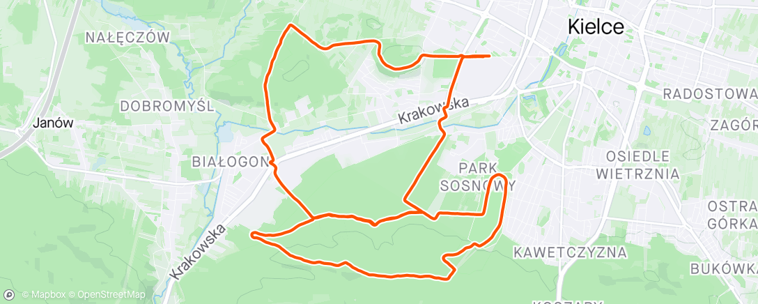Map of the activity, MTB🌲🌲🌲