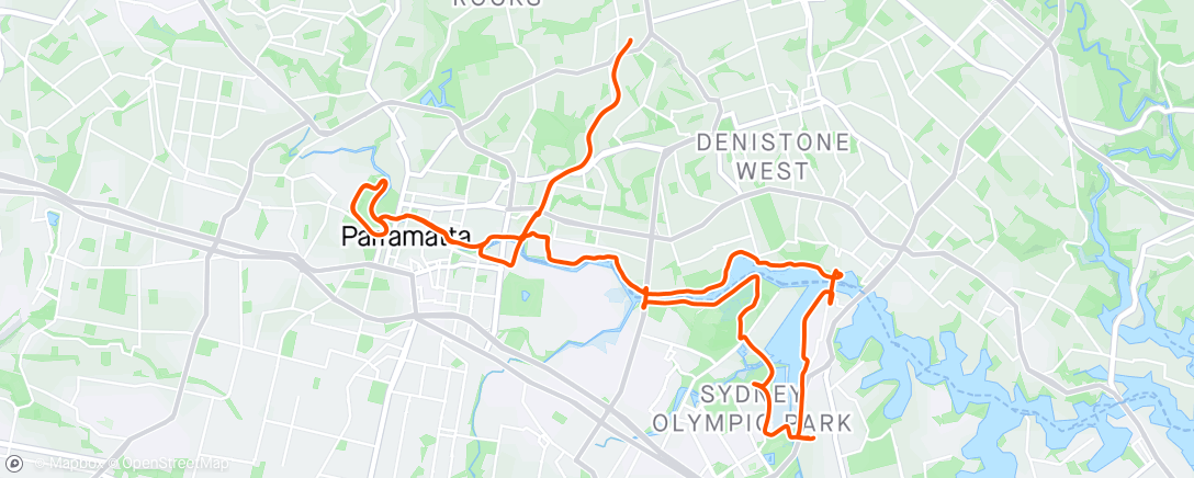 Map of the activity, Morning Ride Around The Place