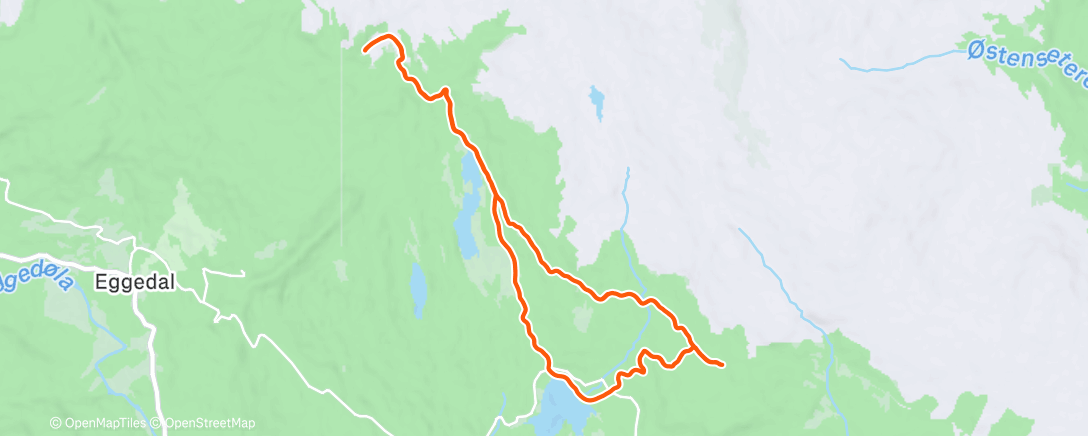 Map of the activity, Afternoon Nordic Ski