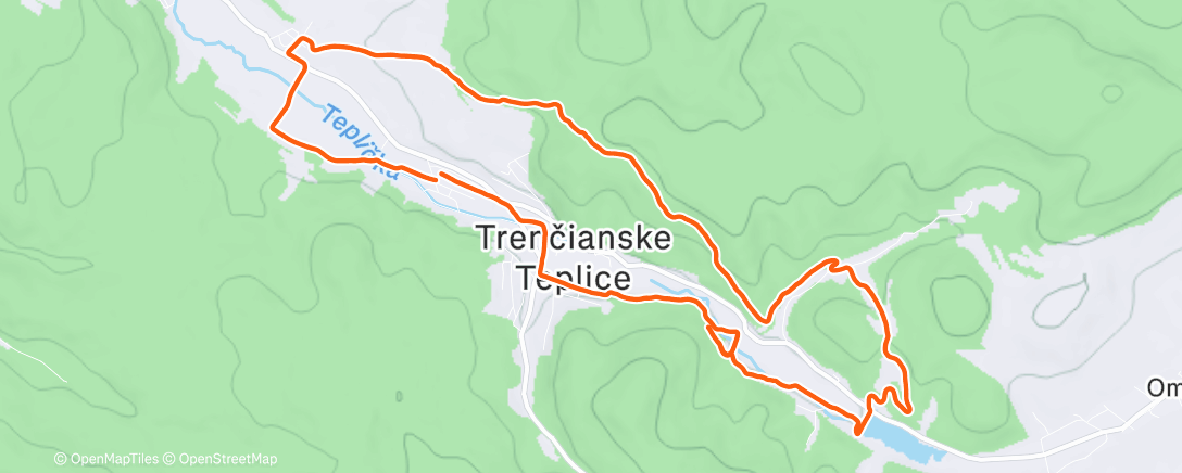 Map of the activity, Afternoon Run 🏃🏃‍♀️