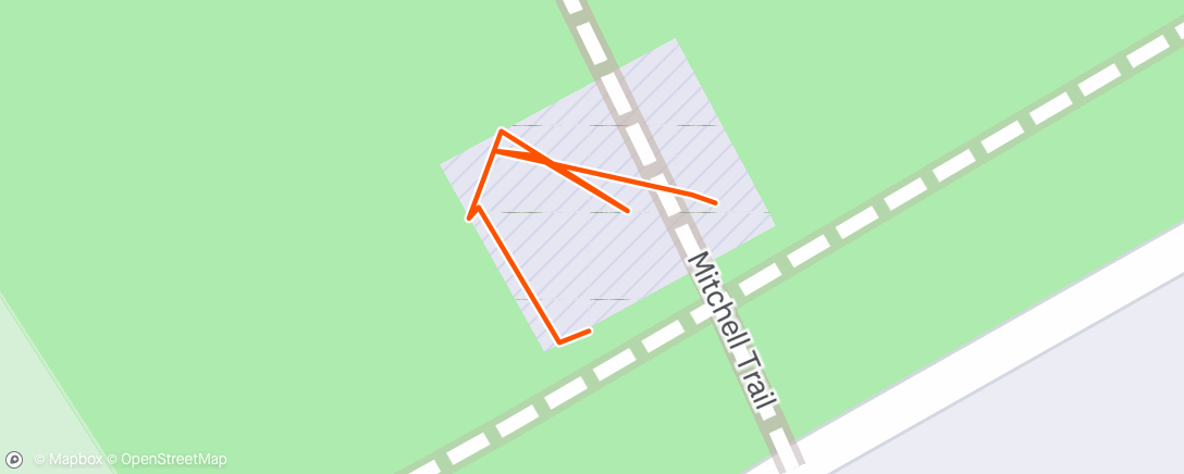Map of the activity, Morning Workout